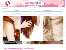 Tablet Screenshot of myhairitis.com